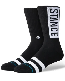 Stance OG Crew sukat - Musta Sale