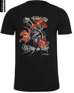 Disturb Artists Ironbeard Only dead fish go with the flow t-paita - Musta Outlet