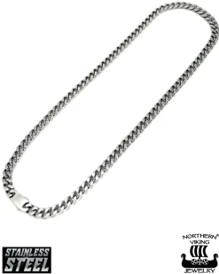 Northern Viking Jewelry Panssariketju 12mm kaulakoru - Teräs Online