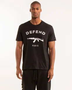 Defend Paris easy t-paita - Musta Online