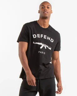 Defend Paris easy t-paita - Musta Online