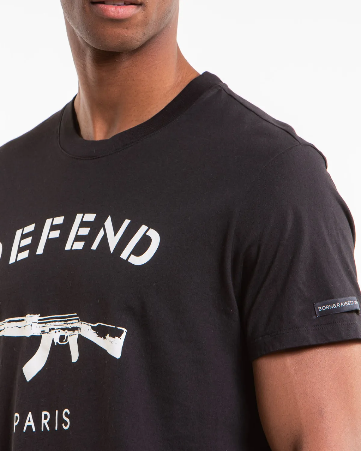 Defend Paris easy t-paita - Musta Online