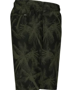 Urban Classics Pattern Palm uimashortsit - /Vihreä Musta Discount