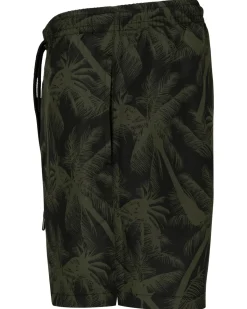 Urban Classics Pattern Palm uimashortsit - /Vihreä Musta Discount