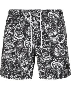 Urban Classics Pattern Tattoo uimashortsit - /Valkoinen Musta Online