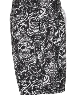 Urban Classics Pattern Tattoo uimashortsit - /Valkoinen Musta Online