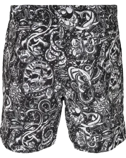 Urban Classics Pattern Tattoo uimashortsit - /Valkoinen Musta Online