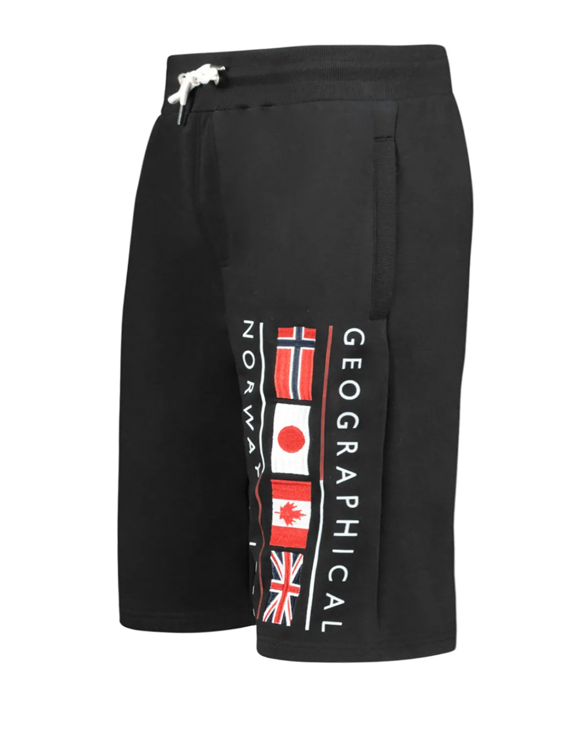 Geographical Norway Paurant collegeshortsit - Musta Clearance