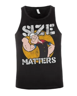 Print Shirt Popeye size matters hihaton - Musta Online