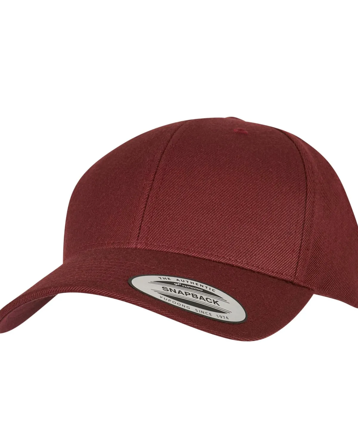 FLEXFIT Premium curved snapback - Burgundi Punainen Sale