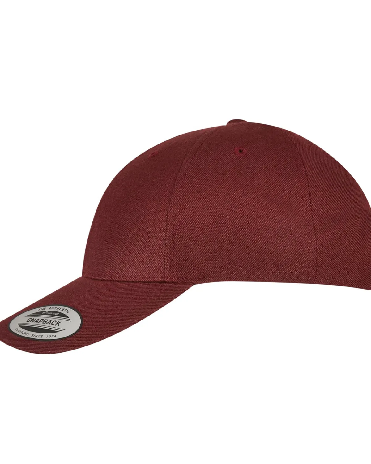 FLEXFIT Premium curved snapback - Burgundi Punainen Sale