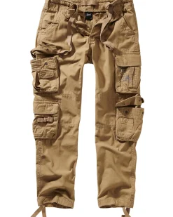 Brandit Pure slim reisitaskuhousut - Beige Sale