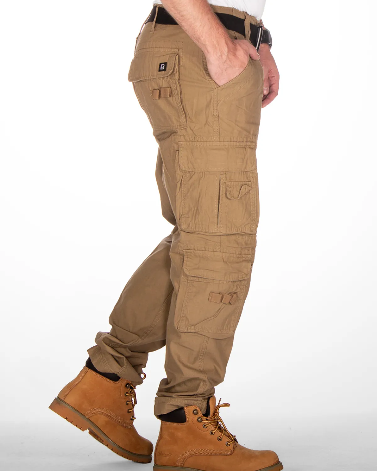 Brandit Pure slim reisitaskuhousut - Beige Sale