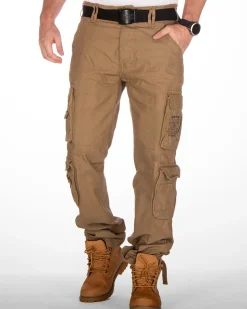 Brandit Pure slim reisitaskuhousut - Beige Sale