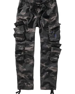 Brandit Pure slim reisitaskuhousut - Tumma camo Clearance