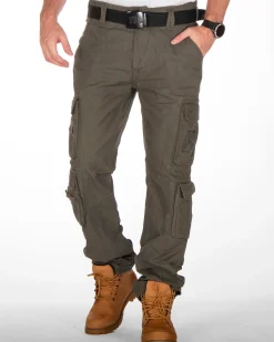 Brandit Pure slim reisitaskuhousut - Vihreä New