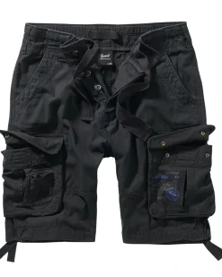 Brandit Pure vintage reisitaskushortsit - Musta Hot