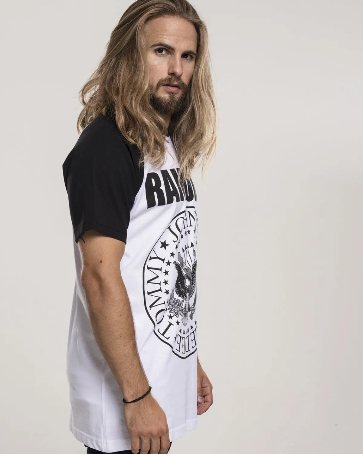 Urban Classics Ramones t-paita - Valkoinen/Musta Outlet