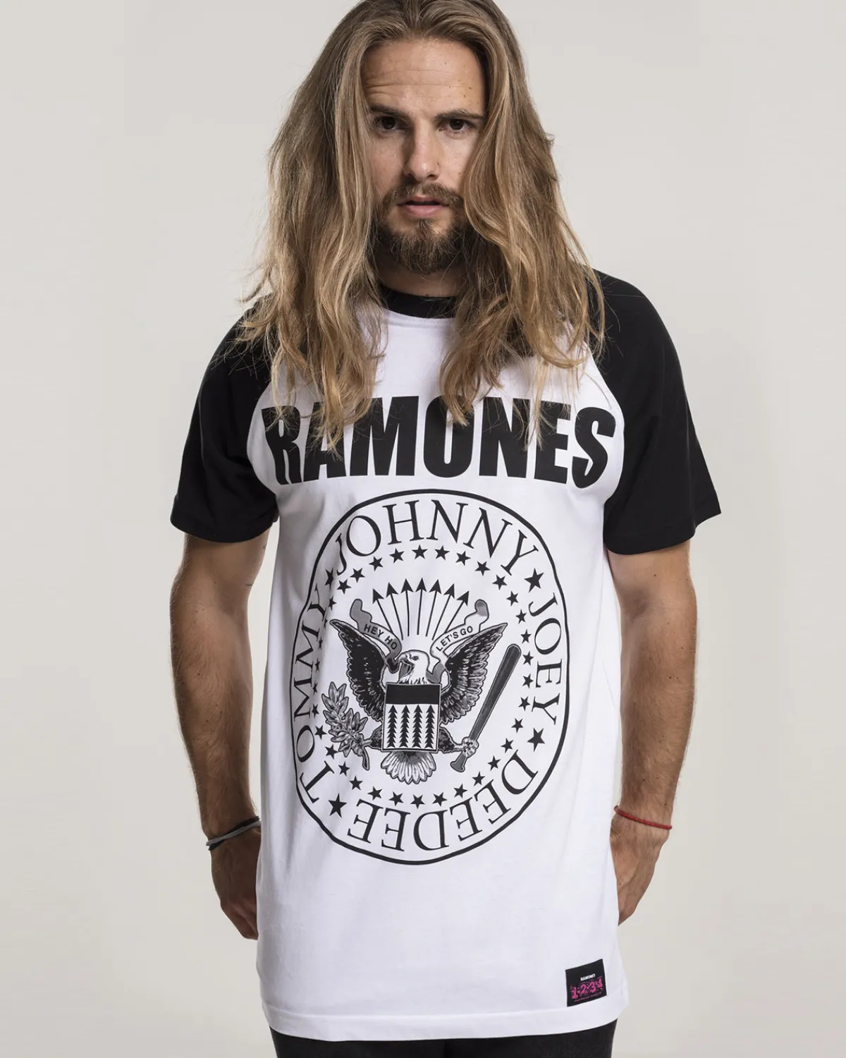 Urban Classics Ramones t-paita - Valkoinen/Musta Outlet