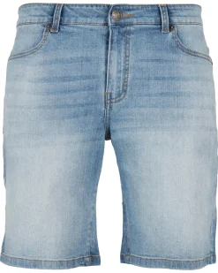 Urban Classics Relaxed fit farkkushortsit - Vaaleansininen