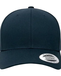 FLEXFIT Retro cotton blend snapback - Tummansininen Online