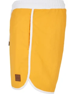 Urban Classics Retro uimashortsit - /Valkoinen Keltainen Sale