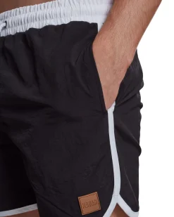 Urban Classics Retro uimashortsit - /Valkoinen Musta Sale