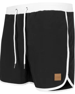 Urban Classics Retro uimashortsit - /Valkoinen Musta Sale