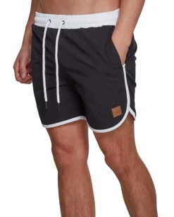 Urban Classics Retro uimashortsit - /Valkoinen Musta Sale