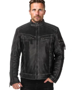 Disturb Clothing Rivian nahkatakki - Musta New