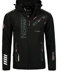 Geographical Norway Royaute softshell-takki - / Musta Sale