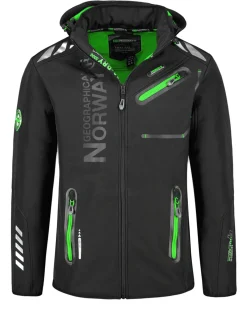 Geographical Norway Royaute softshell-takki - /Vihreä Musta Hot