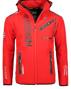 Geographical Norway Royaute softshell-takki - Punainen Discount