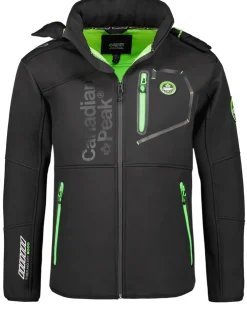 Canadian Peak Royteak softshell-takki - /Vihreä Musta Clearance