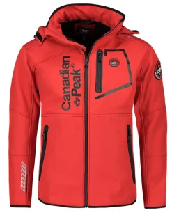 Canadian Peak Royteak softshell-takki - /Musta Punainen New