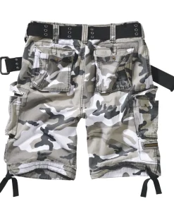 Brandit Savage reisitaskushortsit - Valkoinen Camo Outlet