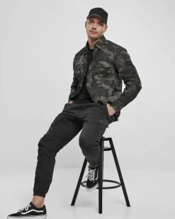 Brandit Slim worker kauluspaita - Tumma Camo Outlet