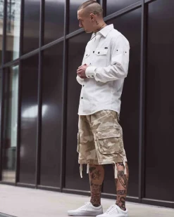 Brandit Slim worker kauluspaita - Valkoinen Online