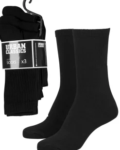 Urban Classics Sport sukat 3-pack - Musta Online