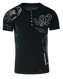 Rusty Neal Stwrring crew t-paita - Musta Outlet