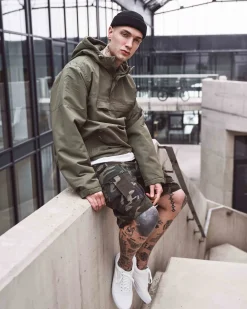 Brandit Summer anorakki - Vihreä Clearance