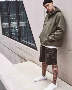 Brandit Summer anorakki - Vihreä Clearance
