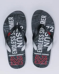 MZ72 Brand Summer rantasandaalit - Musta New
