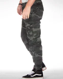 OneREDOX Sutton Thermo reisitaskuhousut - Harmaa camo Outlet