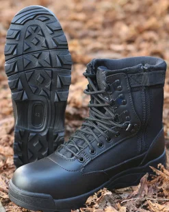 Brandit Tactical 9 eylet zipper maiharit - Musta Clearance
