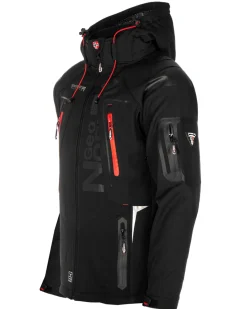 Geographical Norway Techno softshelltakki - Musta Discount