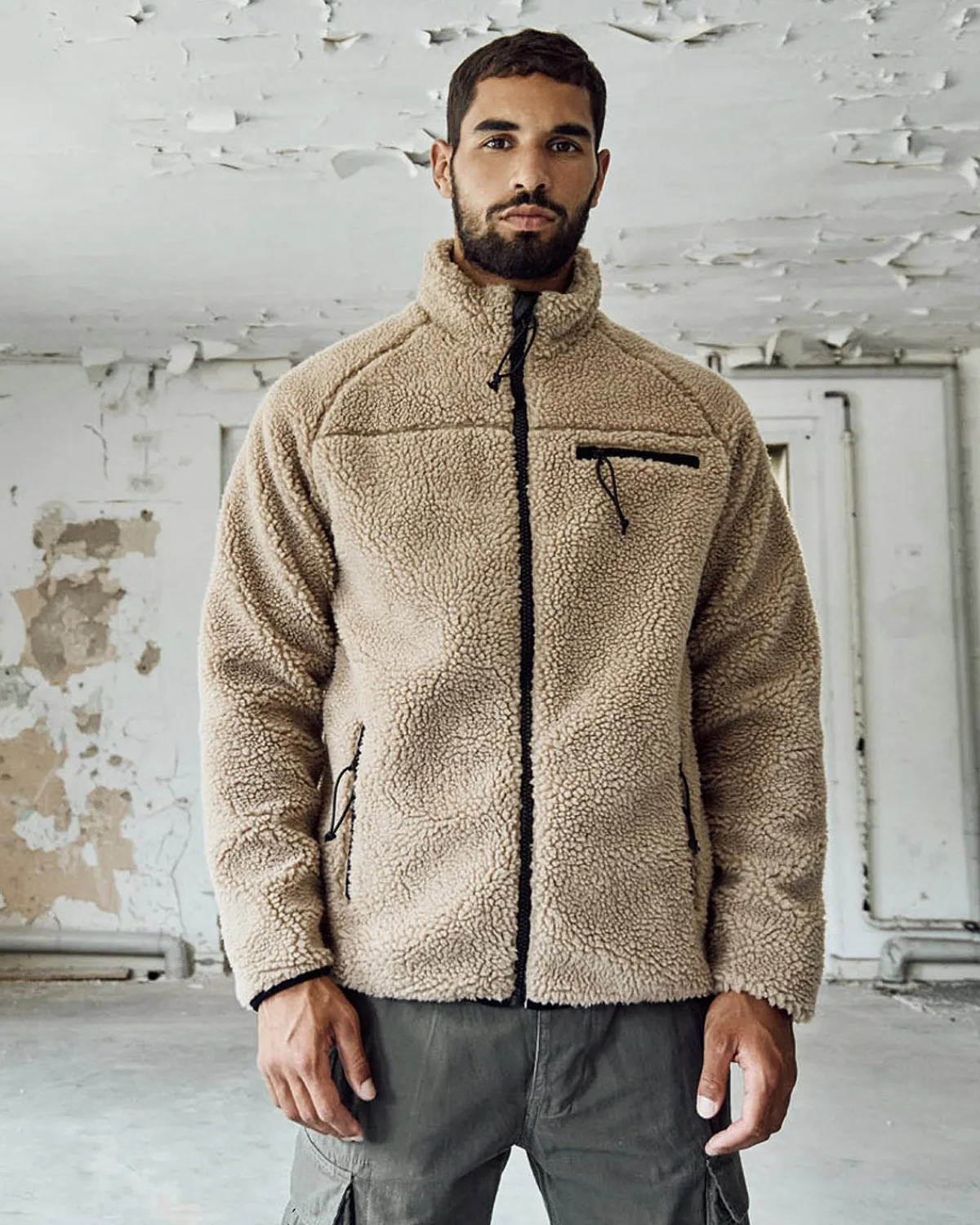 Brandit Teddyfleece takki - Kameli New