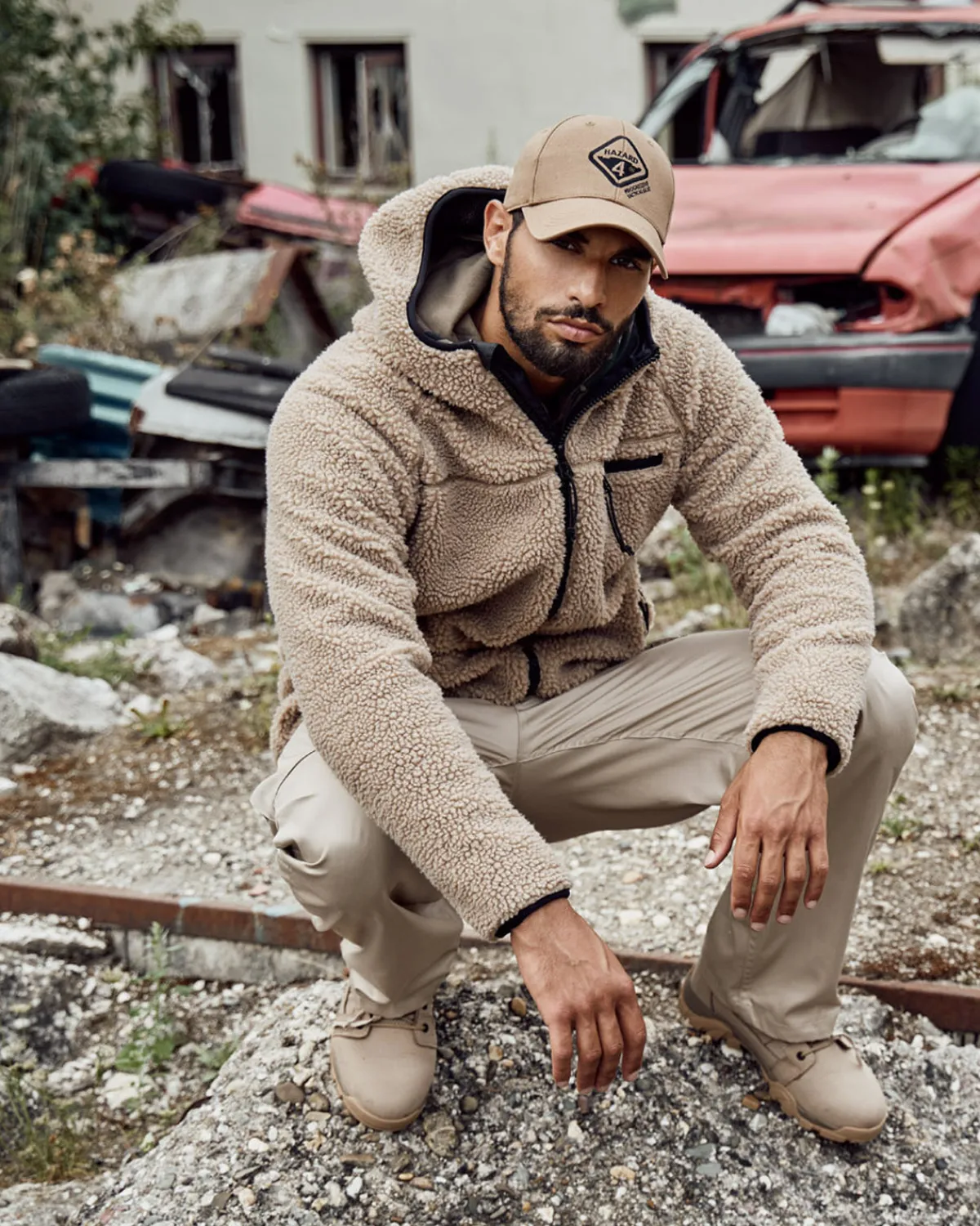 Brandit Teddyfleece Worker takki - Kameli