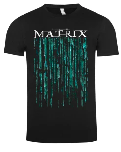 Print Shirt The Matrix logo t-paita - Musta Sale
