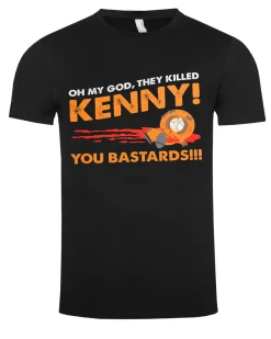 Print Shirt They Killed Kenny t-paita - Musta Discount